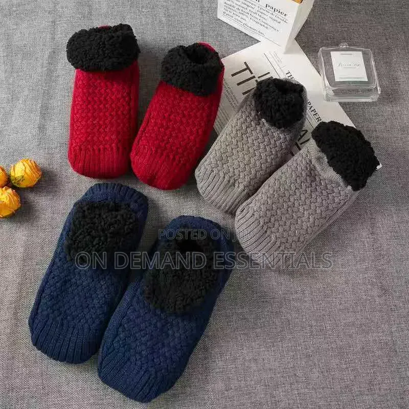 Winter Non-Slip Snow Socks Men Women Warm Comfort Sleep Socks