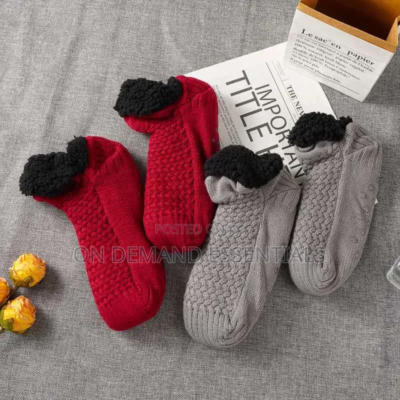 Winter Non-Slip Snow Socks Men Women Warm Comfort Sleep Socks