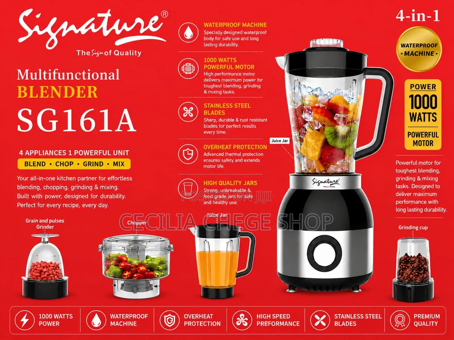 4in 1 Signature Blender