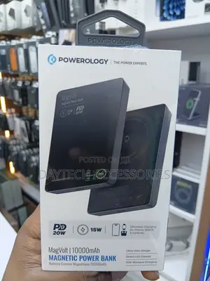 Powerology MagVolt Magnetic Power Bank 10000 mAh (MagSafe Compatible)