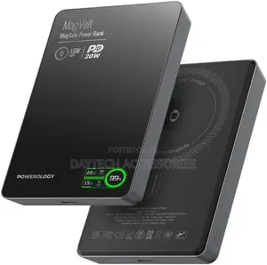 Powerology MagVolt Magnetic Power Bank 10000 mAh (MagSafe Compatible)