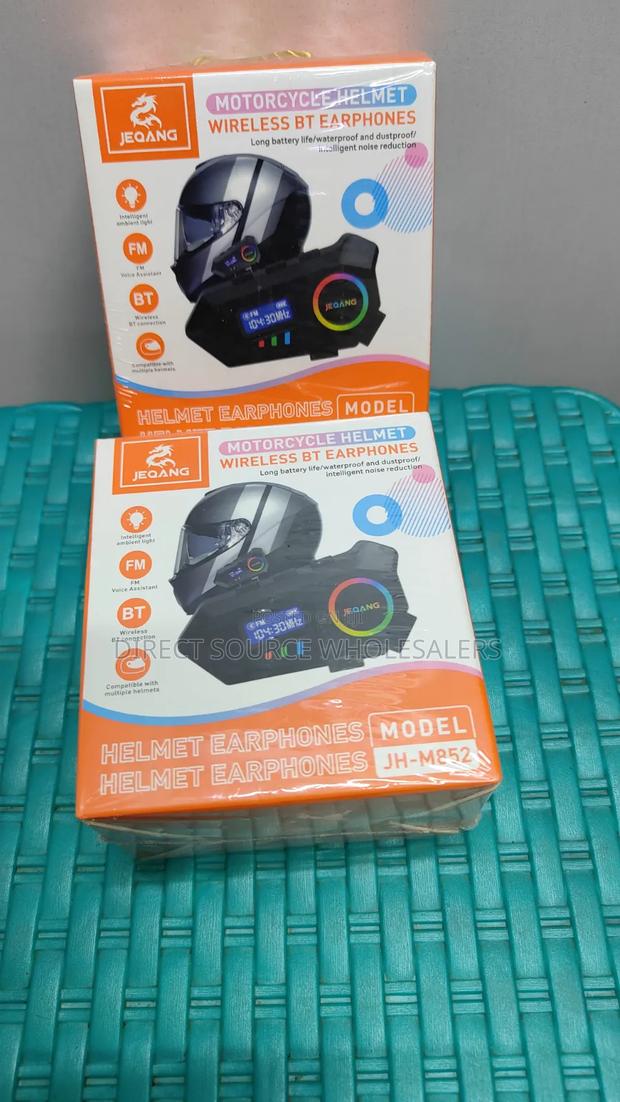 Helmet Wireless Bluetooth Earphone for Motorcycle Riders - thumbnail 2