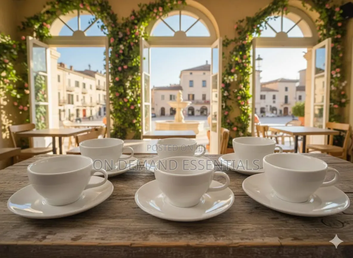 Single Cappuccino Cup and Saucer Small