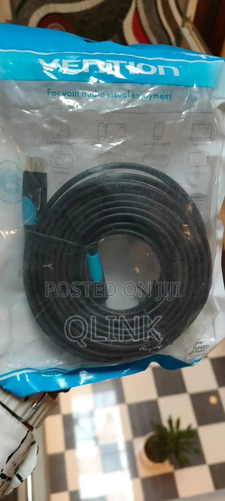 Vention Flat HDMI Cable 5M Black