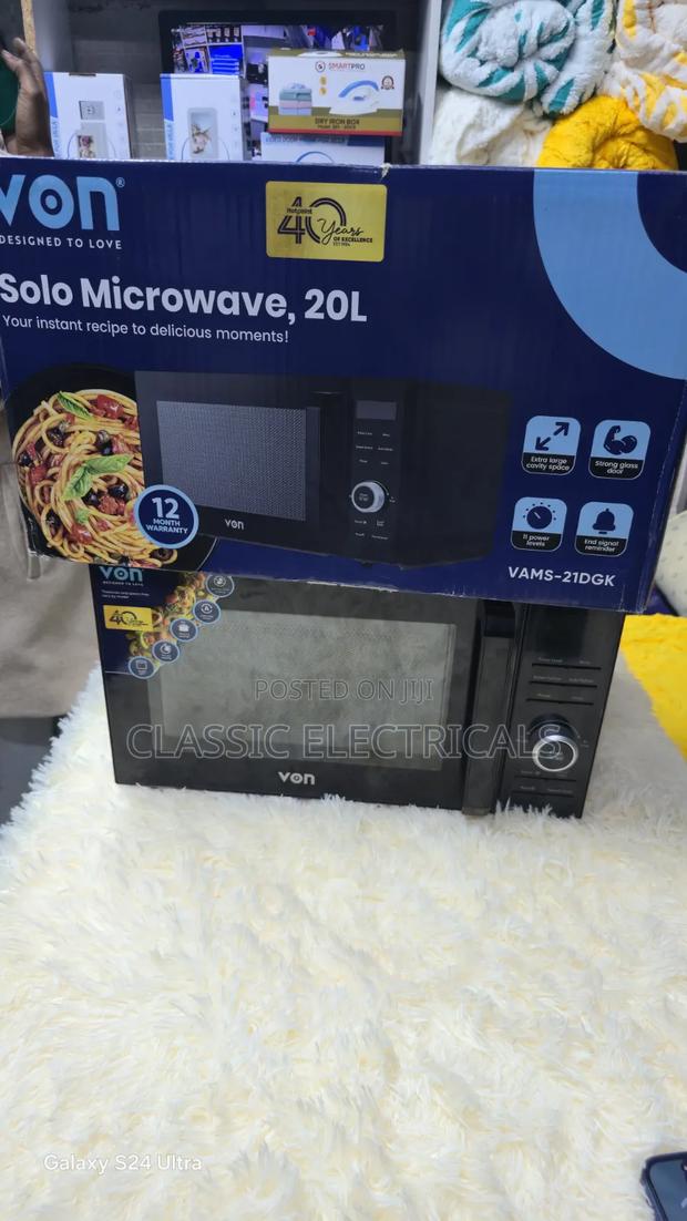 20litres Von Digital Microwave at Ksh8399.
