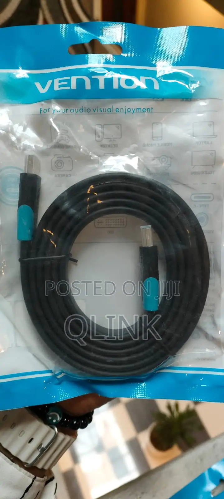 Vention Flat HDMI Cable 10M Black