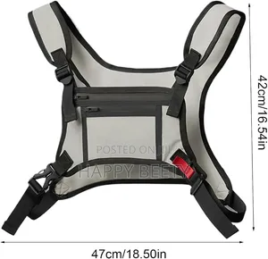 *Sports Chest Vest Bag Lightweight Water Resistant M