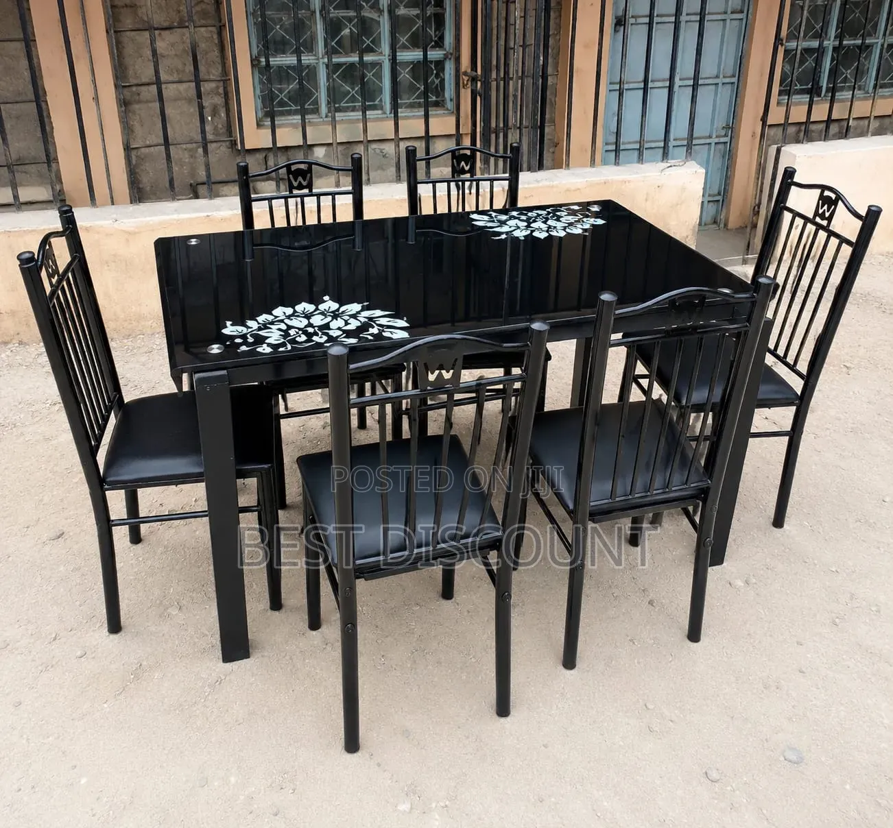 Glass Dining Table 6 - Seater