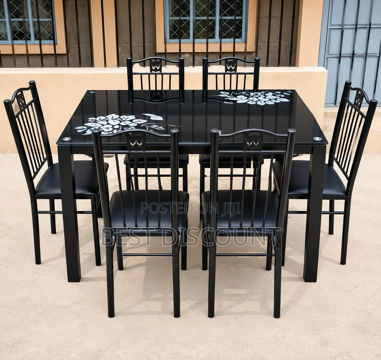 Glass Dining Table 6 - Seater