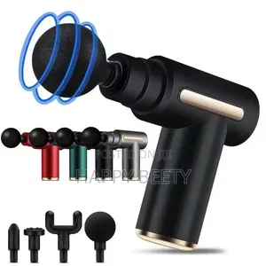SMART Fascia Massage Gun With 6-Speed Motor and 4 Interchangeable