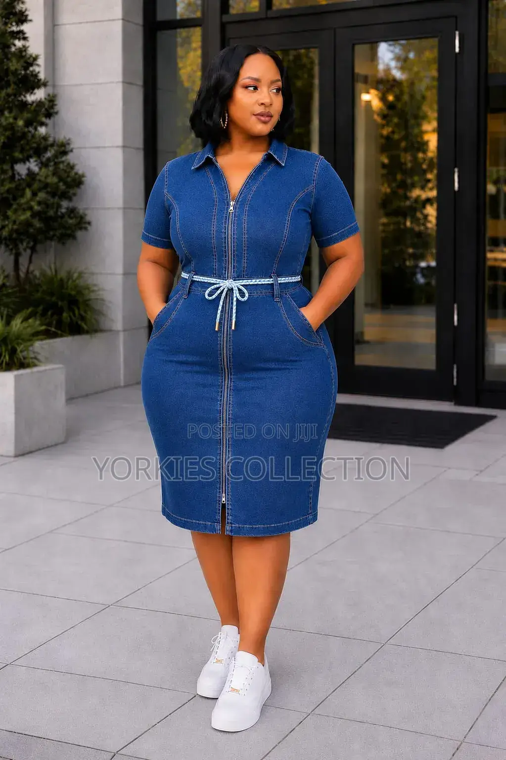 *High Quality Stretch Jeans Dress*