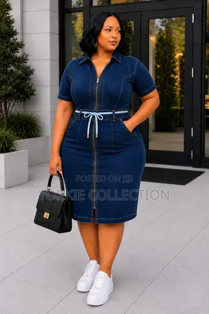 *High Quality Stretch Jeans Dress*