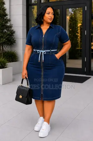 *High Quality Stretch Jeans Dress*