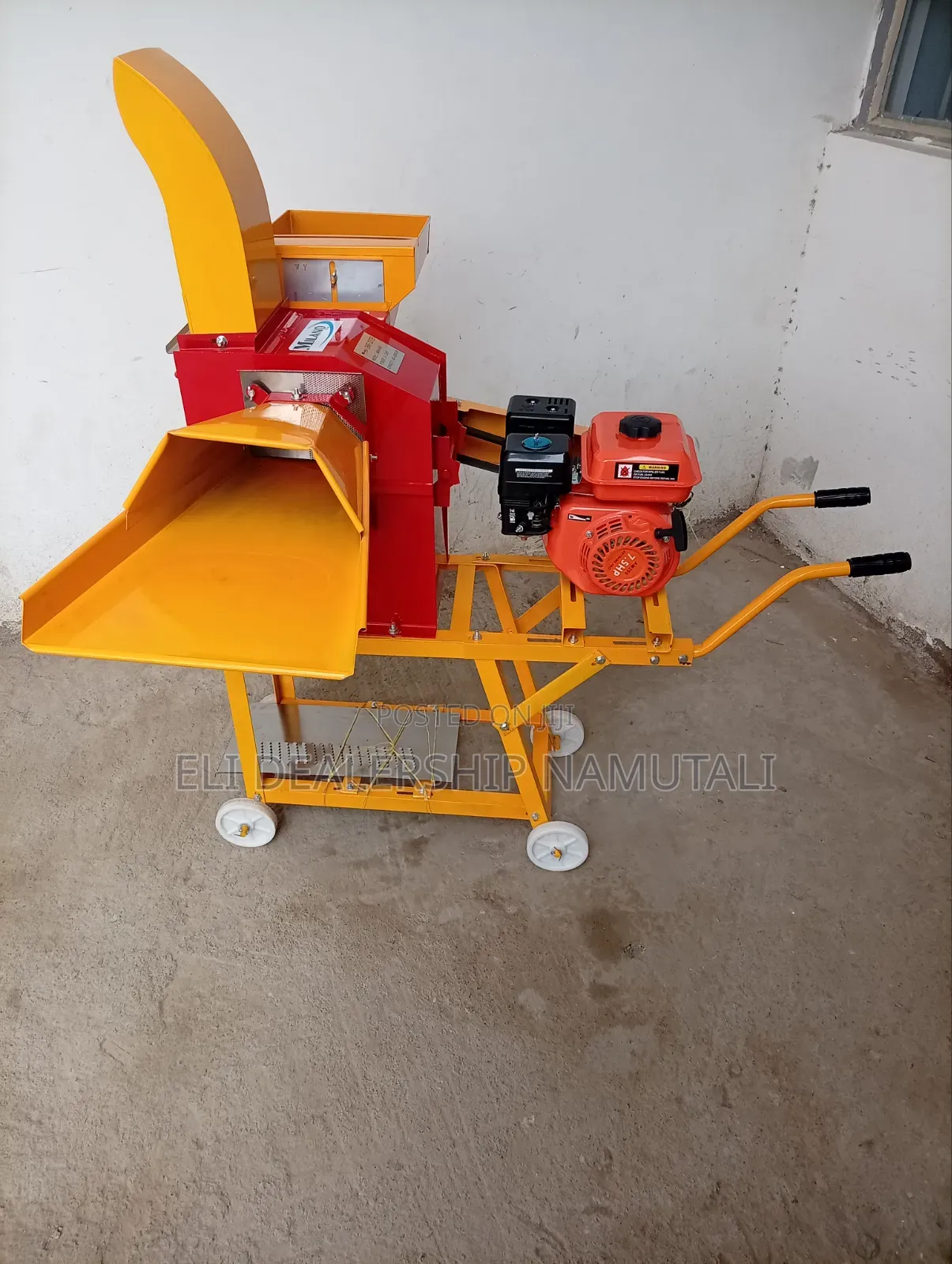 Heavy Duty Napier Grass Chaff Cutter Machine 7.5hp Engine