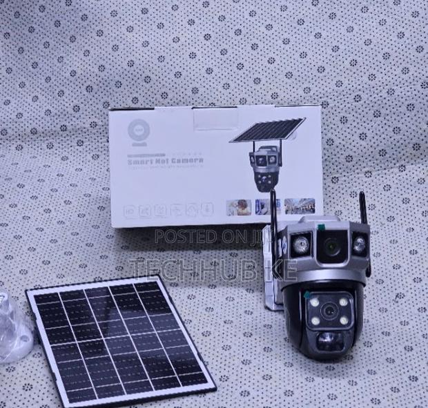 Dual Lens 4G Solar Security Camera With Full Color Night Vision