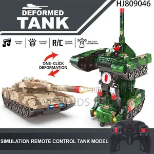 Transformer Remote Controlled Robot Army Tank