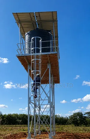 Elevated Steel Water Towers Solar Water Tank Installation