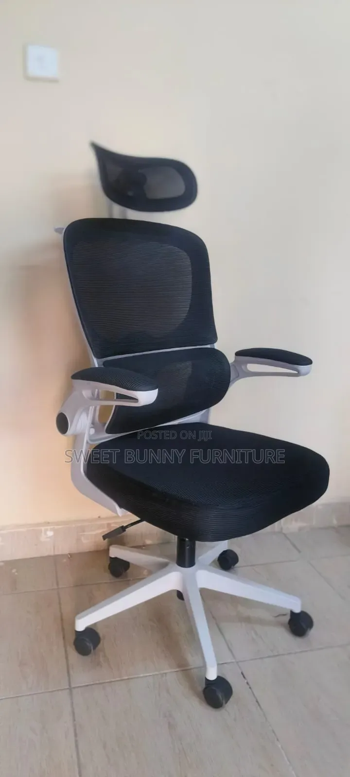 Ergonomic Chair(white-Black)