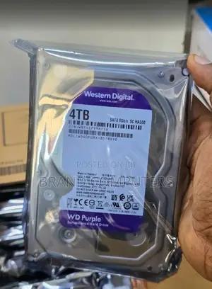 WD Purple 4TB Surveillance Internal Hard Disk Drive for NVRs and DVRs