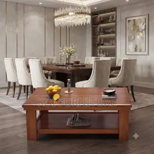 Coffee Table; Mahogany Excutive Master Centred Coffee Table