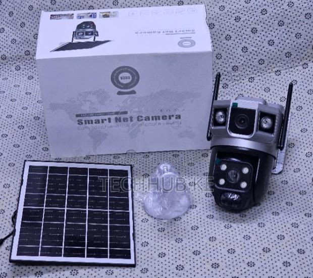 Weatherproof 4G Dual Lens Security Camera With Solar Charging - main view