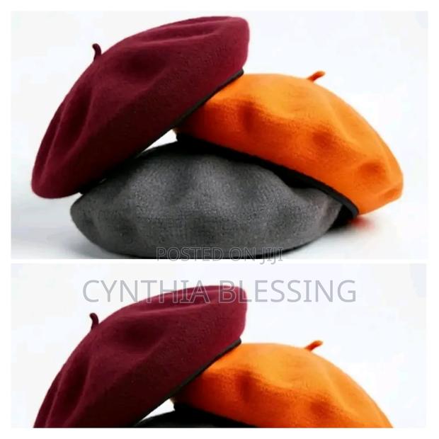 Grey Beret Hat_b2 - thumbnail 2