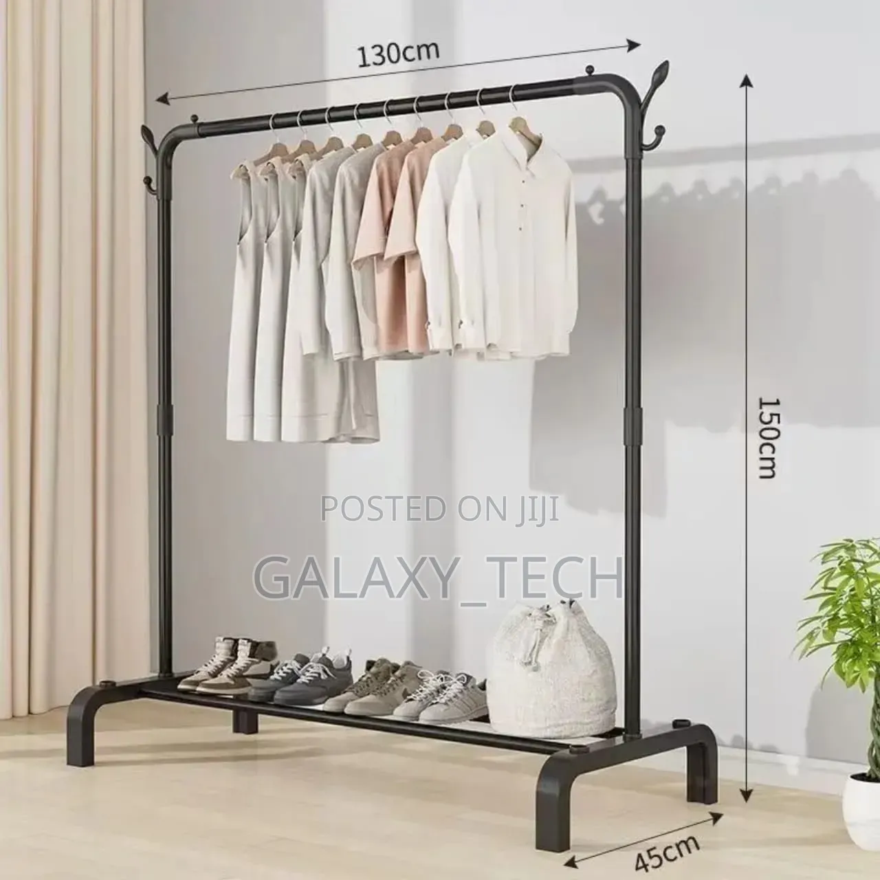 Clothes Rack With Shoe Rack