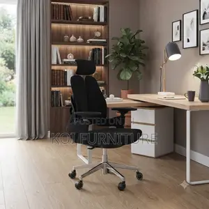 Office Chairs; High Back Dual Orthopedic Executive Office Chairs