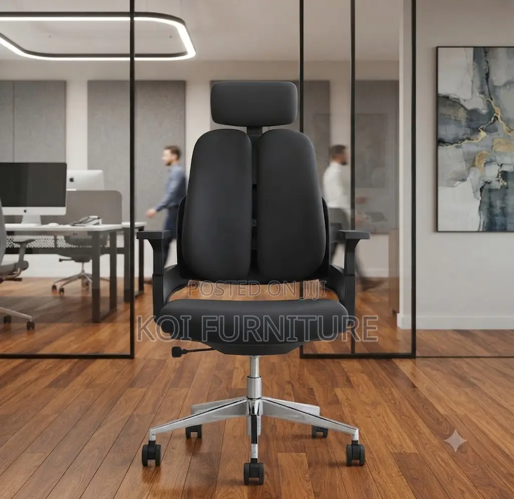 Office Chairs; High Back Dual Orthopedic Executive Office Chairs