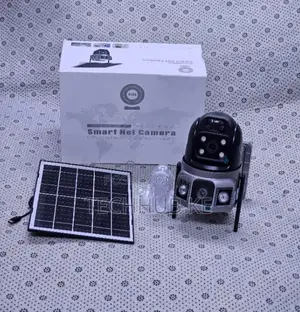 Wireless 4G Solar Security CCTV Camera Monitoring 360 DUAL LENS CCTV