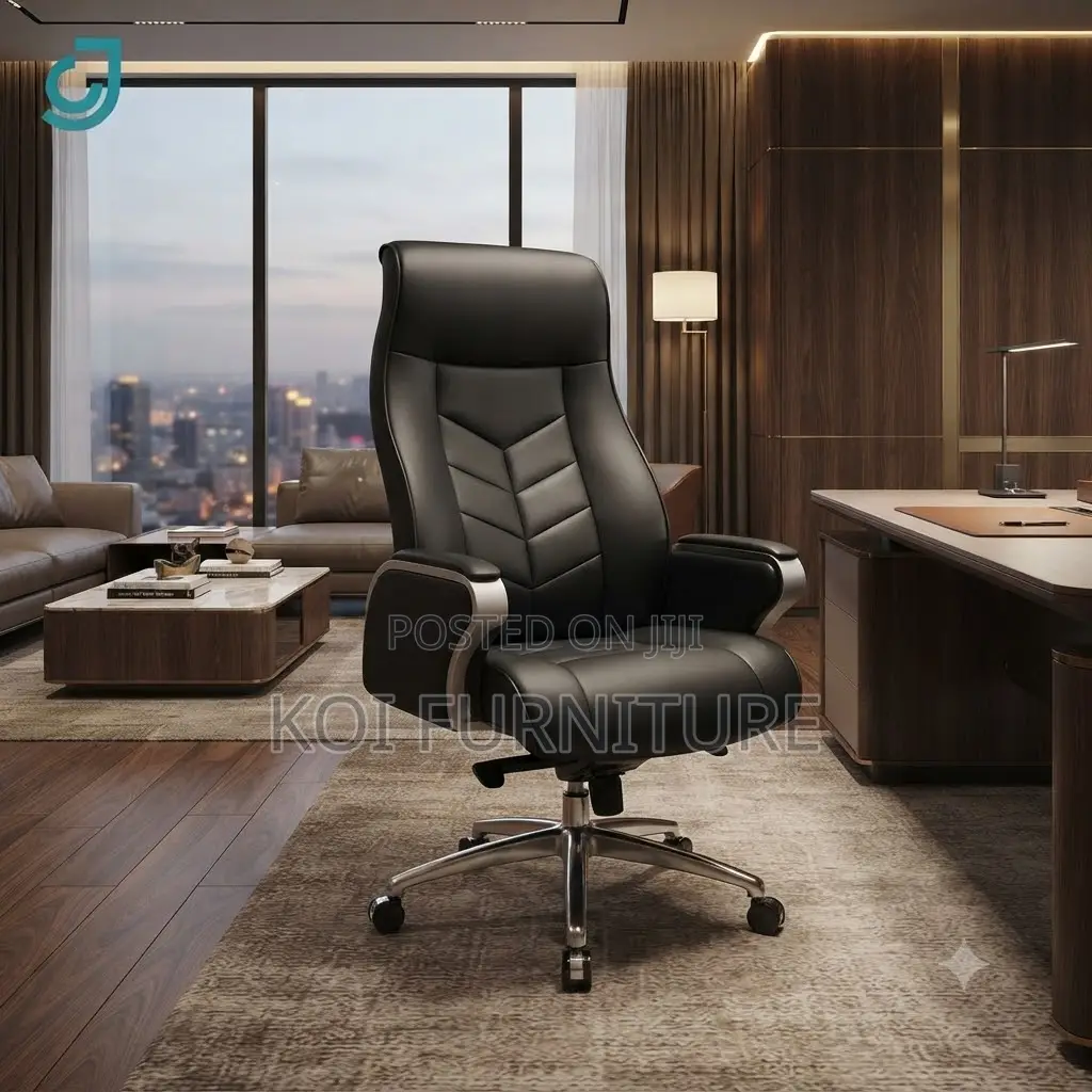 Office Chairs; Executive Heavy Cushioned Office Chairs