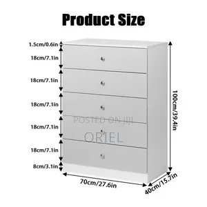 Modern Cabinet : 5-Drawer Standard Home Cabinet