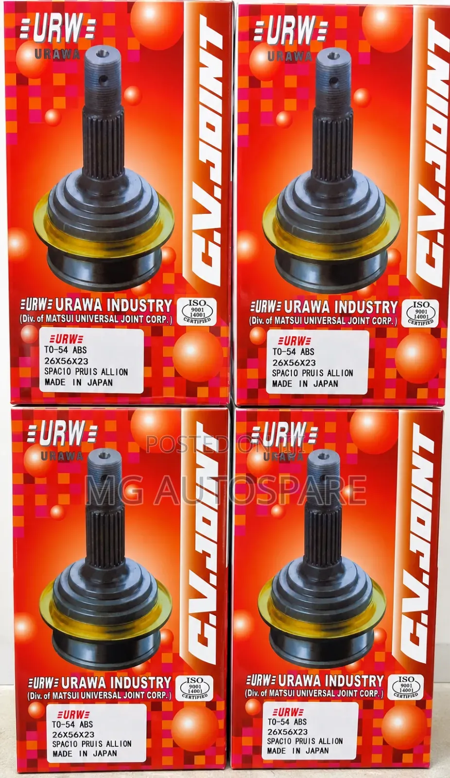 Cv Joint for Toyota Corolla (NZE121/ZZE120)