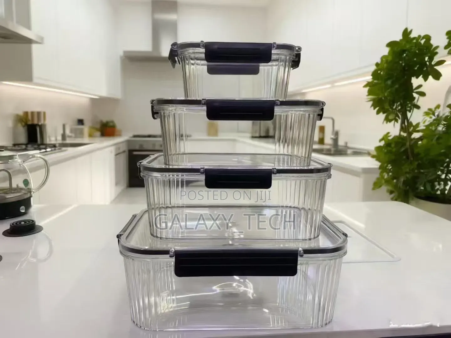 4pcs/Set Food Storage Containers Organizers