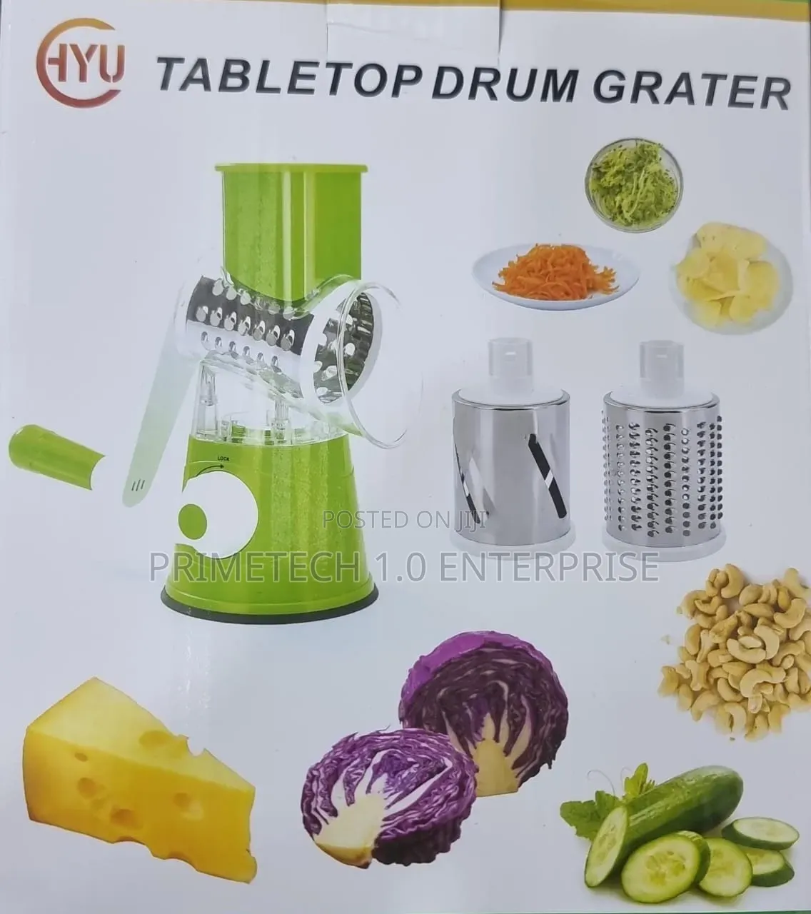 Table Top Drum Rotary Grater