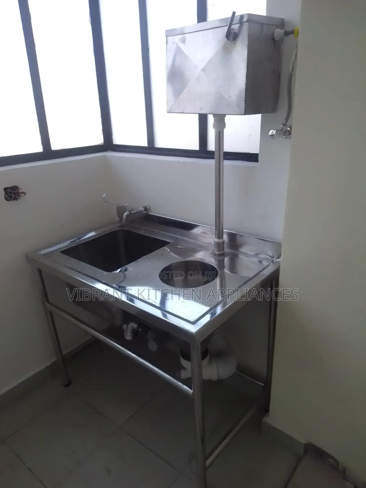 Medical‐Grade Stainless Steel Sluice Sink
