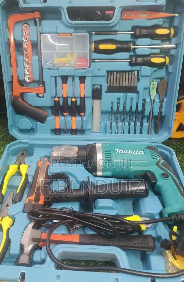New MAKITA Corded Drill Tool Set/Corded Drill and Tools - main view