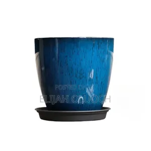 PP Glazed Plastic Planter/Flower Pot