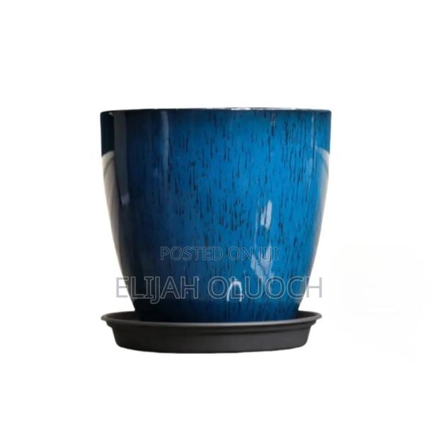 PP Glazed Plastic Planter/Flower Pot
