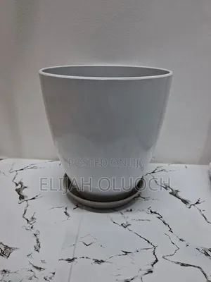 PP Glazed Plastic Planter/Flower Pot