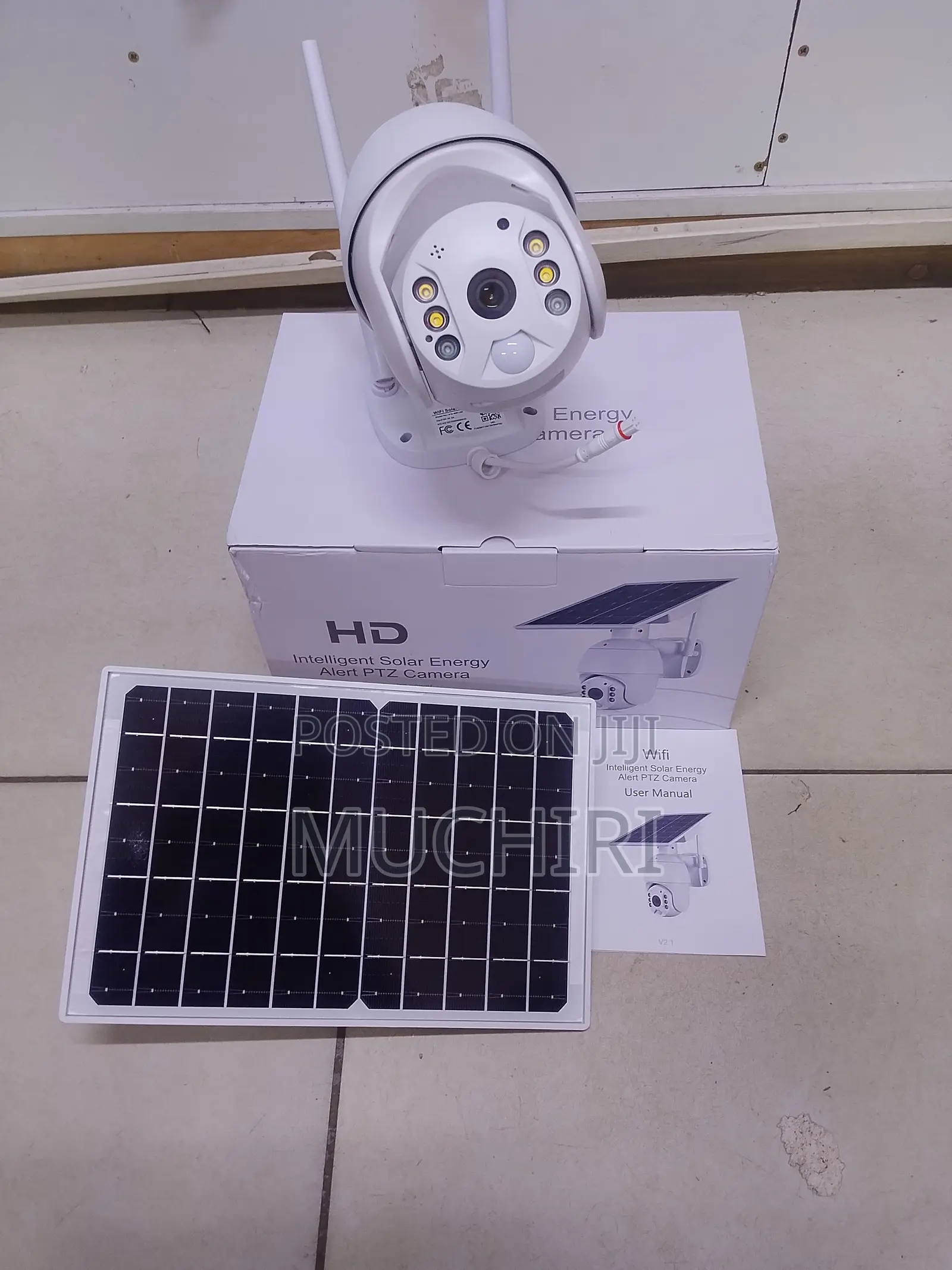 UBOX Single Lens Wireless Solar CCTV Camera With Night Vision