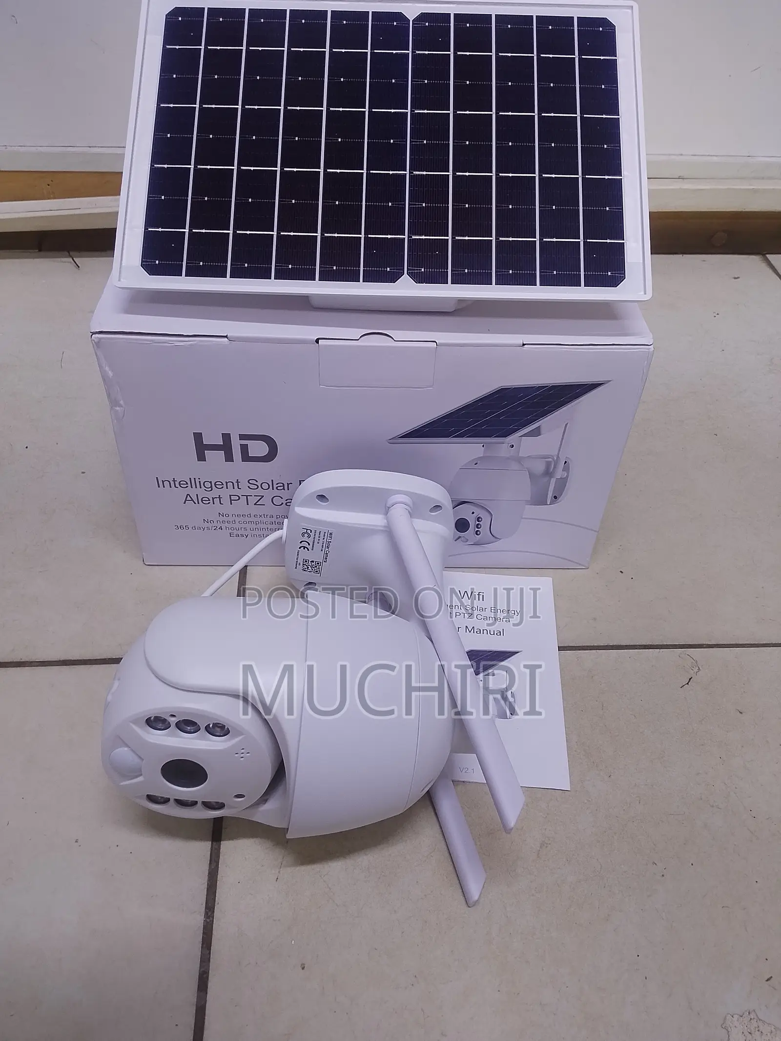 UBOX 4G Outdoor Solar Surveillance Camera Full HD CCTV