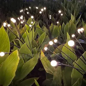 10LED Firefly Lights for Garden | Starburst Swaying Solar Light 4 Pack