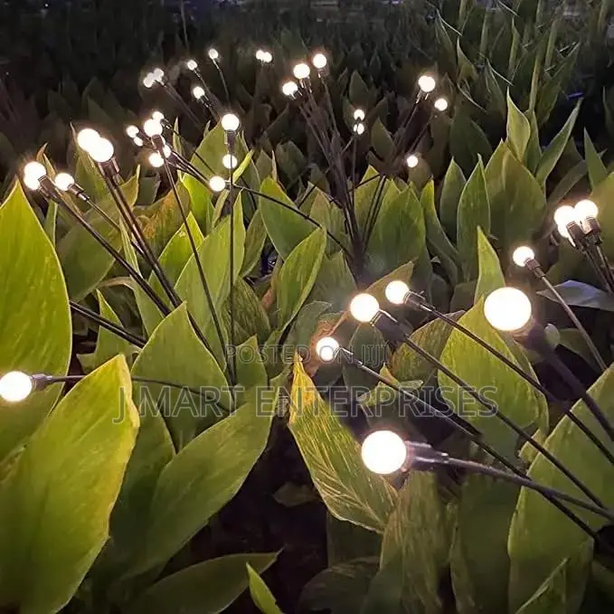 10LED Firefly Lights for Garden | Starburst Swaying Solar Light 4 Pack
