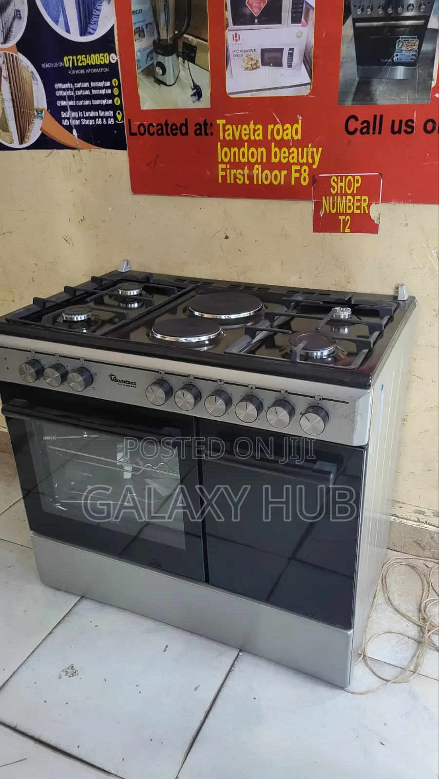 Ramtons RF/496- 60*90 Stainless Steel Cooker (1YR WRTY)