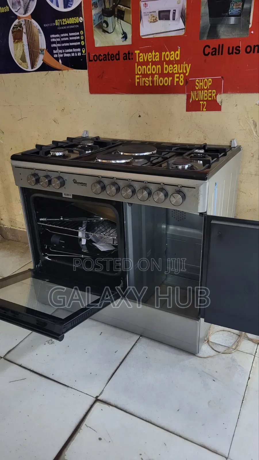 Ramtons RF/496- 60*90 Stainless Steel Cooker (1YR WRTY)
