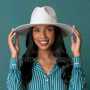 Elegance Enhanced Fedora Hat -White