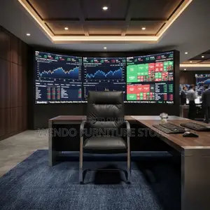 Office Chairs; Sled Base Reception Leather Chairs