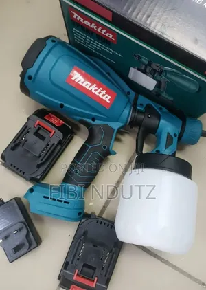 Fine Paint Makita Cordless Spray Gun With Rechargeable Batteries
