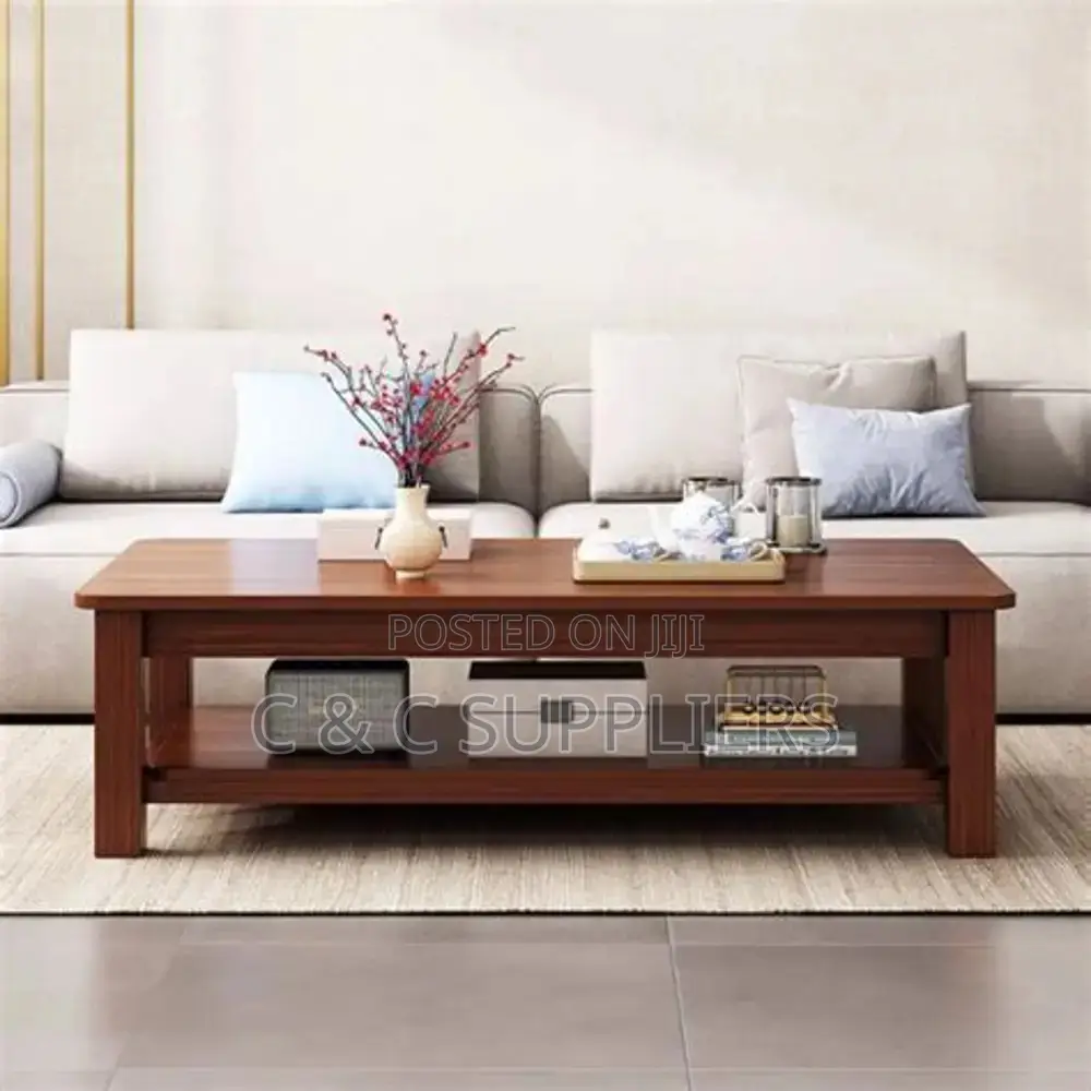 Office Coffee Table-Mahogany